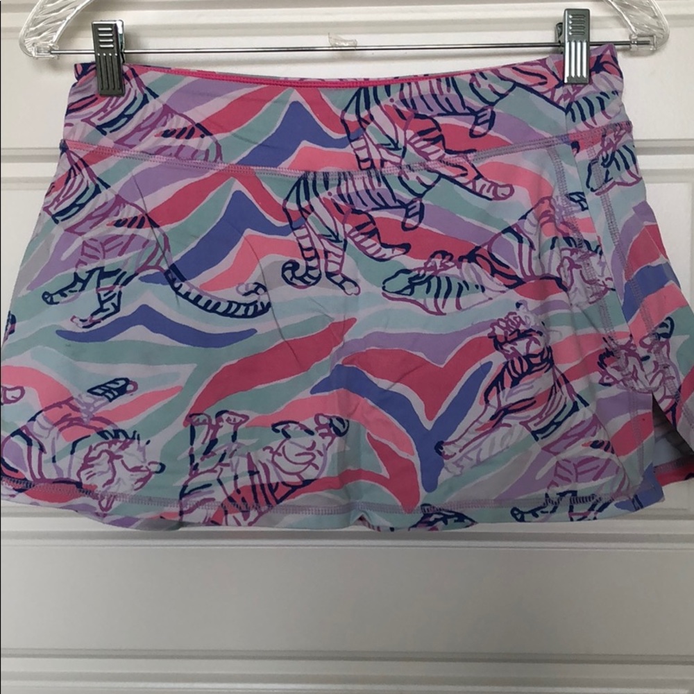 Sand stripes tennis skort